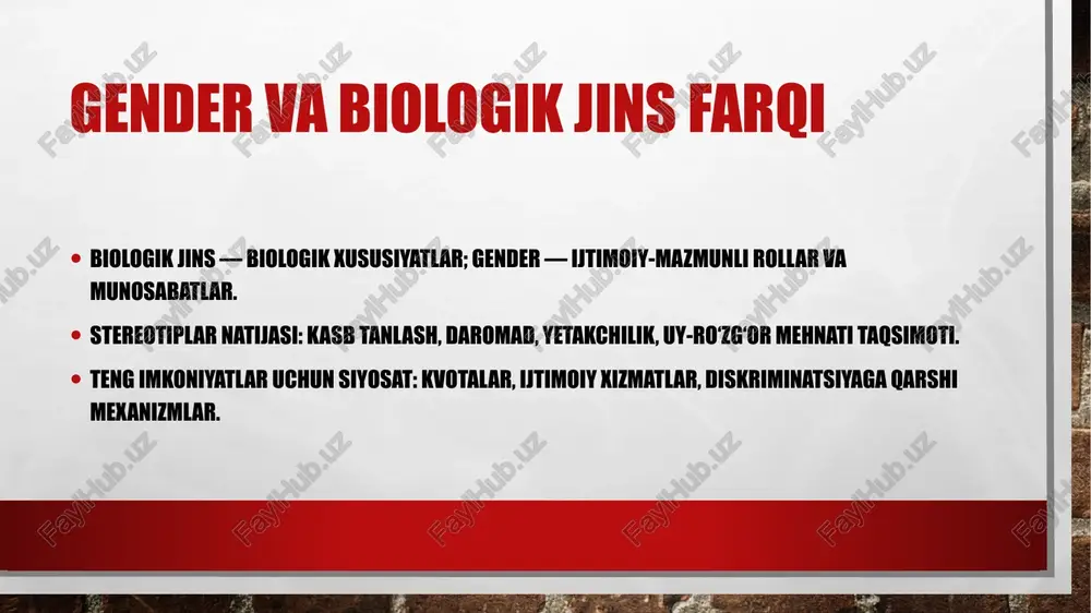 ategik dasturlar (ta’lim, mehnat, sog‘liq, gender tenglik). akademik maqolalar: gender mainstreaming, interseksionallik, yoshlar siyosati tahlillari. image3.jpg image4.jpeg image5.jpeg image6.jpeg image7.jpeg image8.jpeg /docprops/thumbnail.jpeg