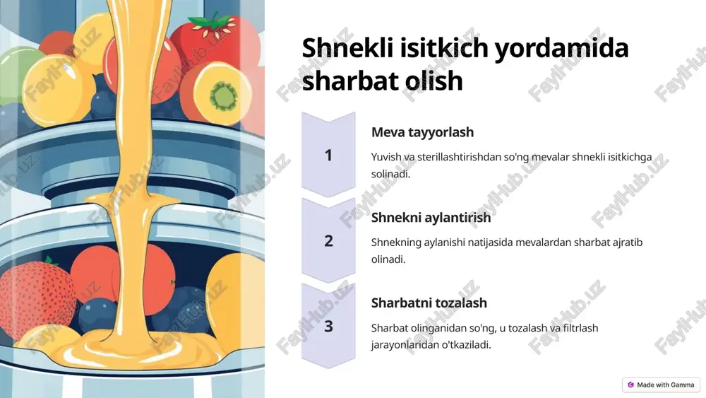 rezavor va danakli mevalardan sharbat olish texnologiyasi - Page 4