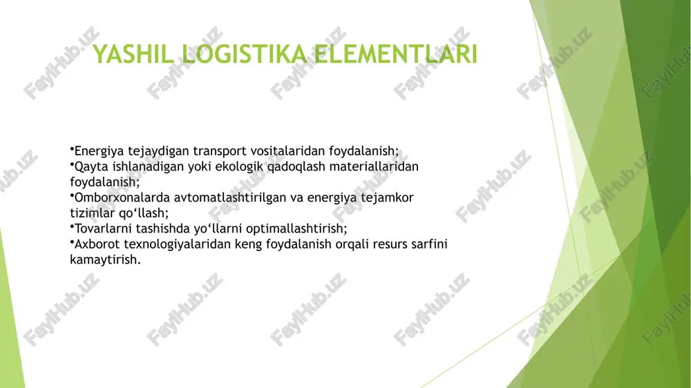 yashil logistika - Page 4