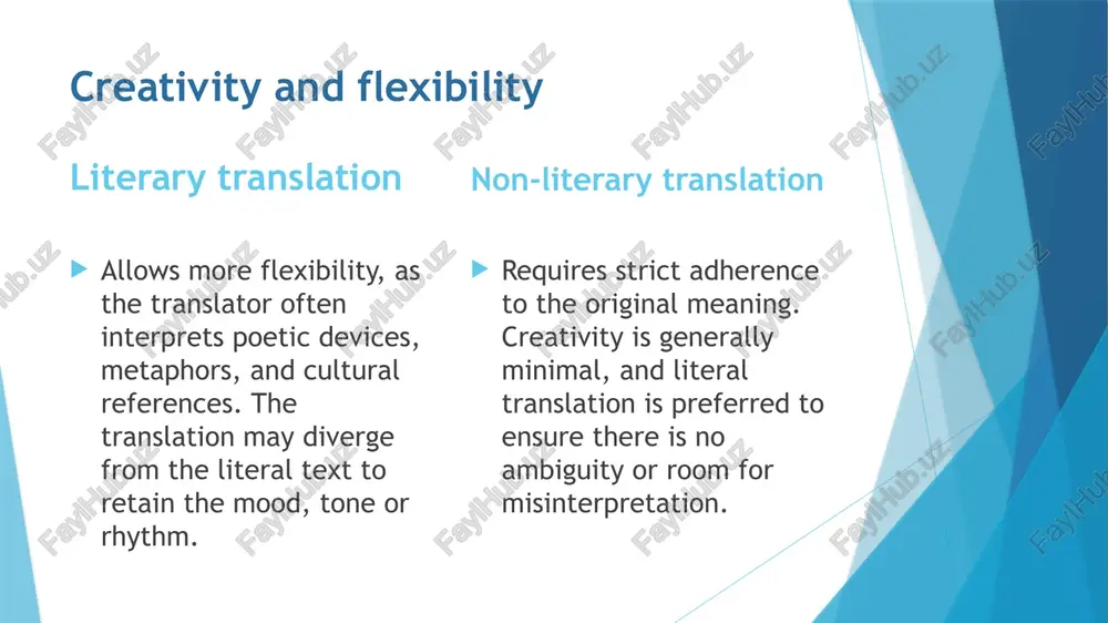 differences between literary and non-literary translation - Page 4