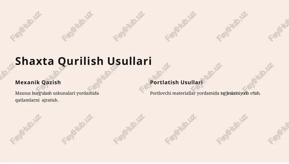 shaxta qurilishining asosiy bosqichlari - Page 4