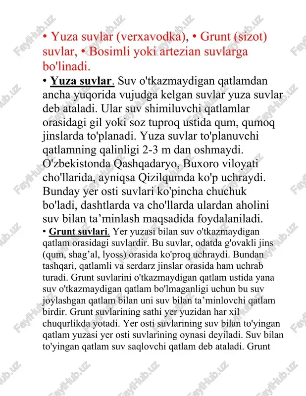 yer osti suvlari harakati - Page 4