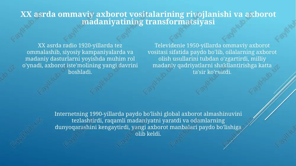 mediasavodxonlik va axborot madaniyatining tarixiy evolyutsiyasi - Page 4