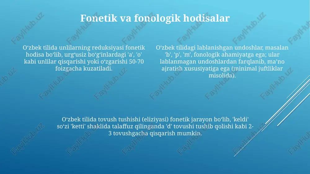milliy va adabiy til. fonetik va fonologik hodisalar. - Page 4