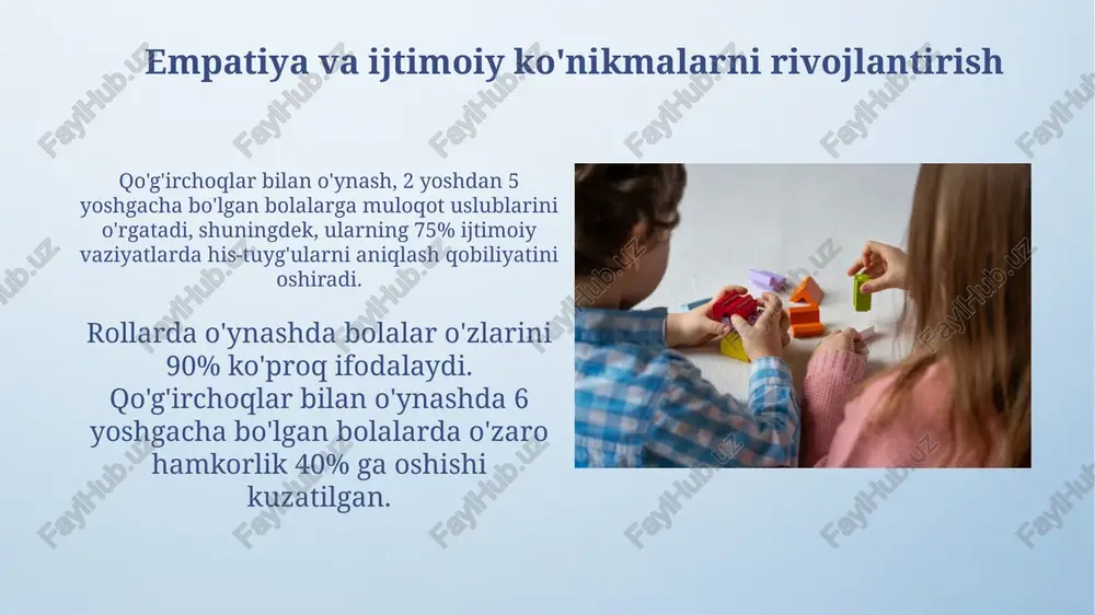 qoʻgʻirchoq bilan oʻynashning psixologik foydasi - Page 4