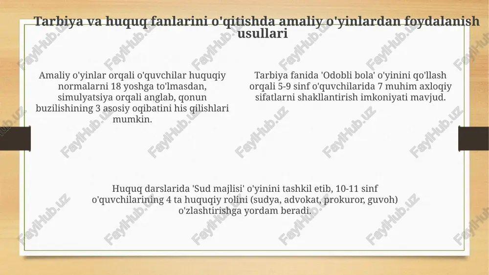 amaliy o'yinlarni modellashtirish usuli - Page 4