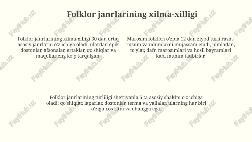 ogʻzaki xalq ijodiyotining oʻziga xos xususiyatlari - Page 4