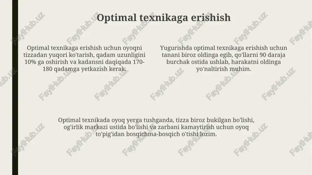 yugurish texnikasining asoslari - Page 4
