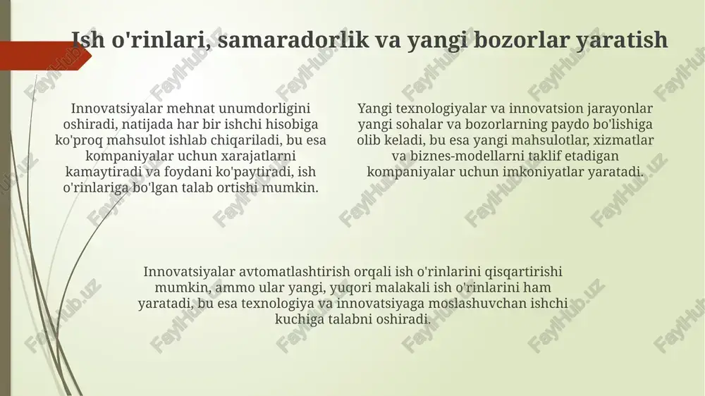 innovatsiyalarning iqtisodiyotga tasiri - Page 4