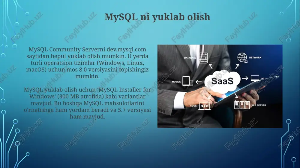mysql ma’lumotlar bazasini boshqarish tizimi - Page 4