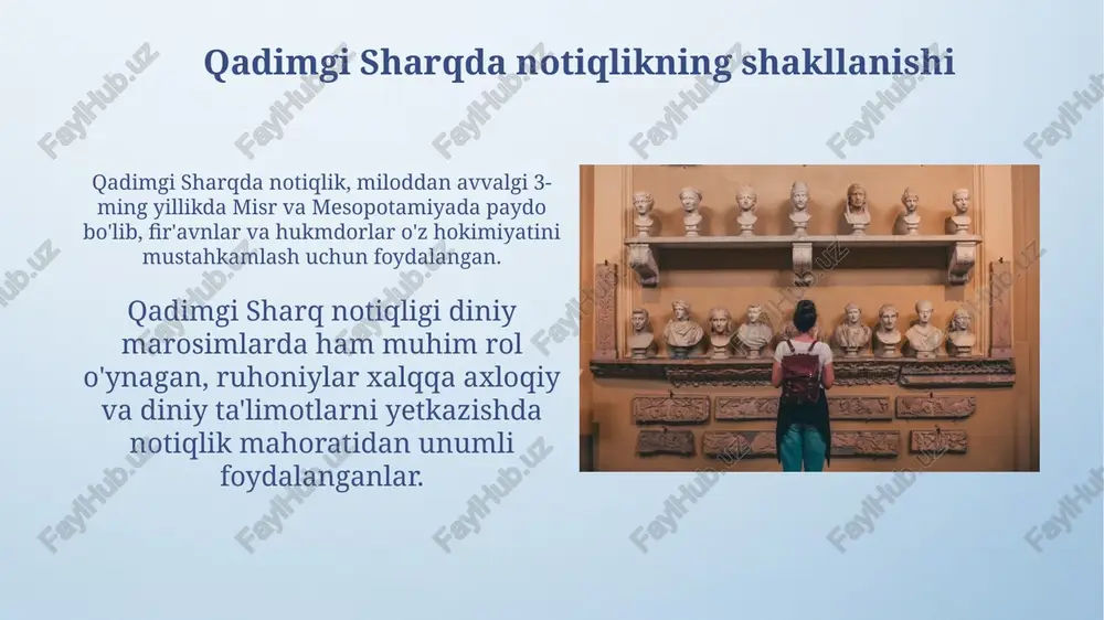 nutq madaniyatining tarixiy ildizlari va notiqlik san'ati - Page 4