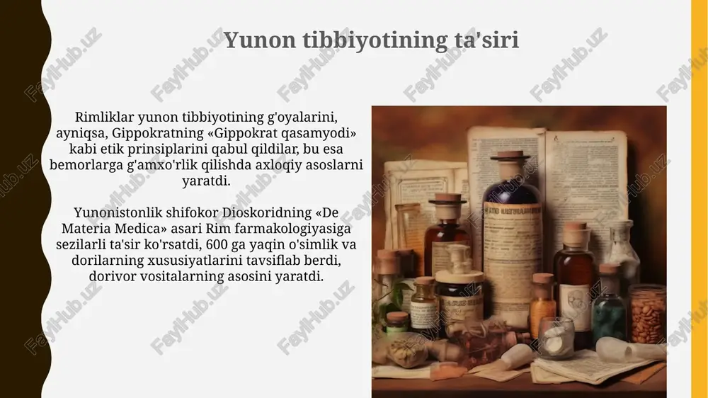 qadimgi rim tibbiyoti va uning oʻziga xos tomonlari - Page 4