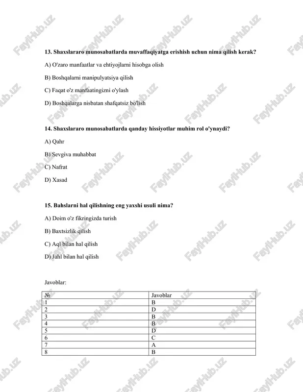 shaxslararo munosabatlar va ularning kechishi - Page 4