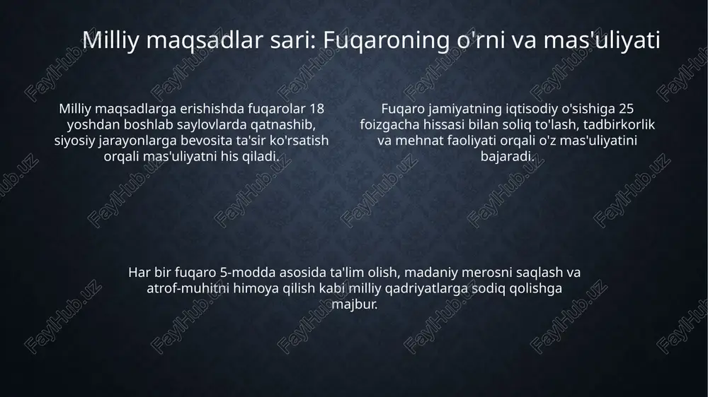 mening vatan ravnaqiga qo'shadigan hissam - Page 4
