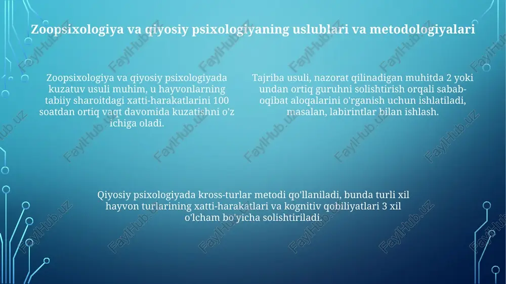 zoopsixologiya va qiyosiy psixologiya - Page 4