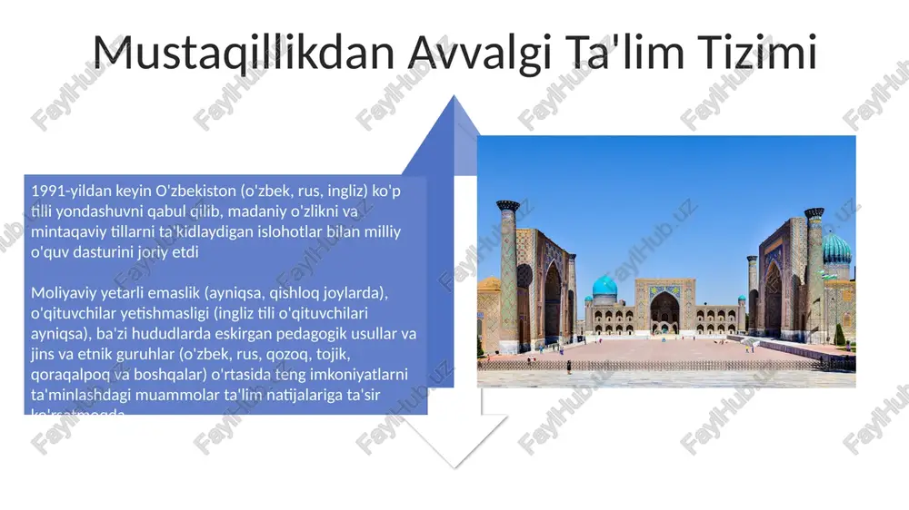 mustaqillik yillarida o'zbekiston respublikasida ta'lim sohasida amalga oshirilgan islohotlar - Page 4