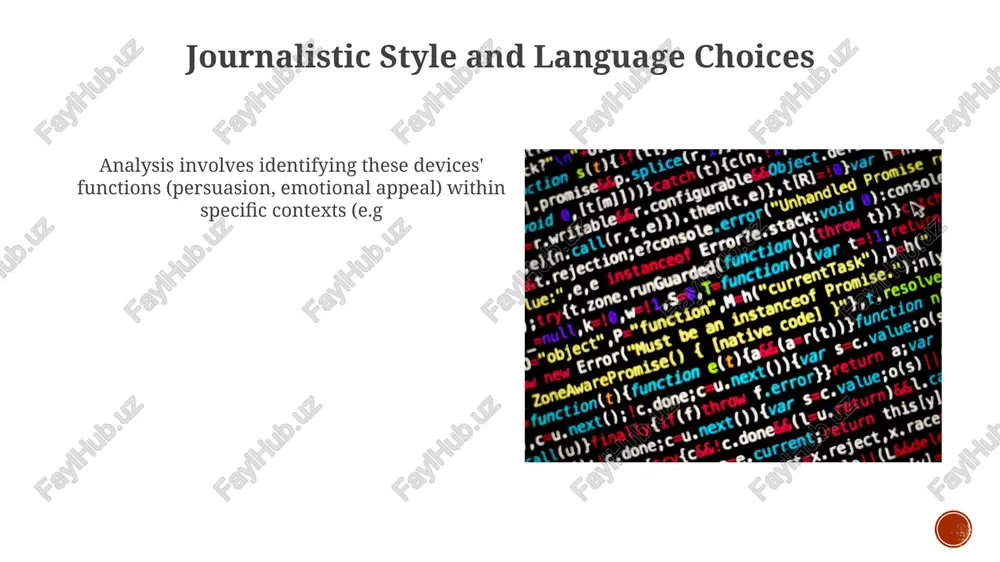 analysis of linguistic devices in journalistic and media text - Page 4