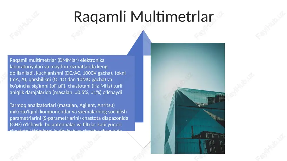 zamonaviy o‘lchash vositalari va ularning tavsiflari - Page 4