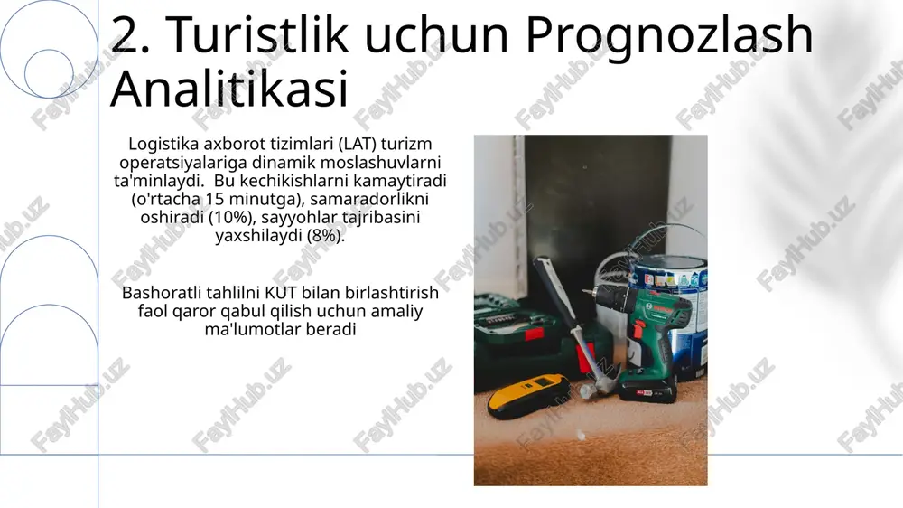 turizmda logistik axborot vositalaridan foydalanish - Page 4