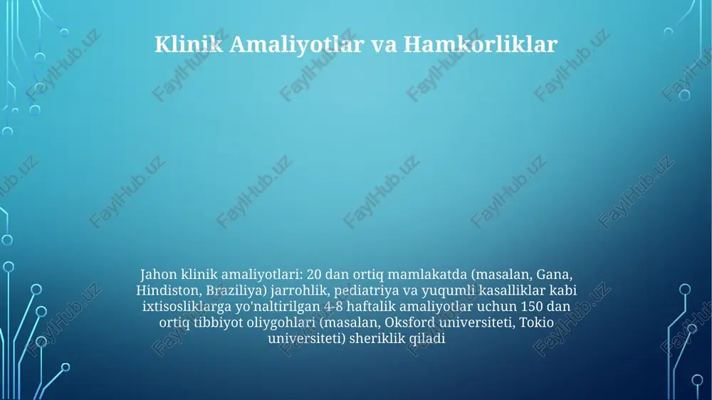 xorijiy mamlakatlarda shifoxona maktablarining faoliyati - Page 4