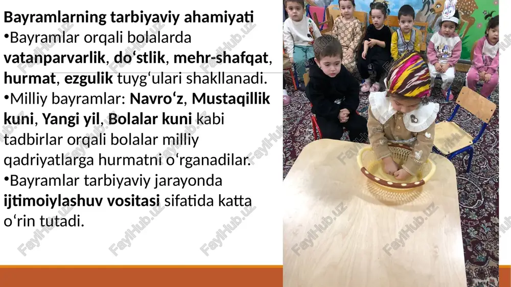 dramatik mashgʻulotlarda bayramlarni aks ettirish. - Page 4
