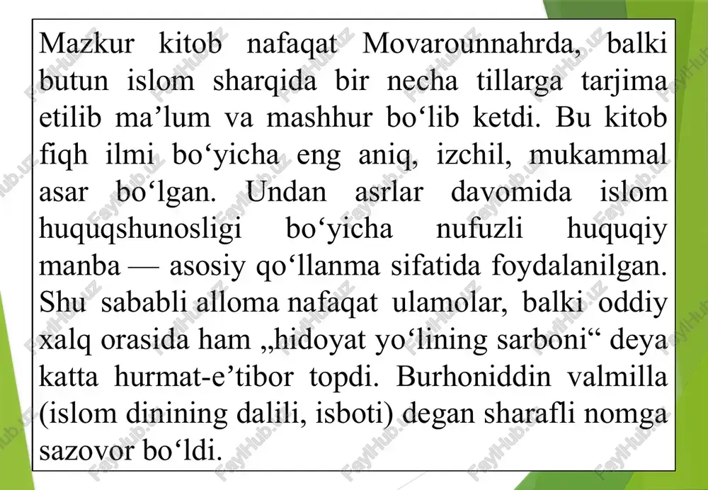 boshqa olim asarlarini tahlil etgan, sharxlagan va izohlagan. forobiy insoniyat jamiyatining baxt-saodatga erishishi uchun moddiy farovonlik zarurligini ta’kidlaydi. u mehnat taqsimotini muhim iqtisodiy omil deb biladi. har kim o‘z qobiliyatiga qarab ish qilsa, jamiyat barqaror bo‘ladi. forobiy adolatli boshqaruvni iqtisodiy barqarorlikning asosi deb biladi: hukmdor iqtisodiy resurslarni adolatli taqsimlasa, kambag‘allik kamayadi, jamiyat tinch bo‘ladi. beruniyning asarlarida kishilik ehtiyoji, mehnat va xunar masalalari buyuk qomusiy olim abu rayxon beruniy (973-yil xorazm viloyati kat shahri – 1048-yil g’azna shahri, hozirgi afg’oniston hududi) 100 dan ortiq asar yaratgan bo‘lib, ularda mehnat boylikning asosi ekanligi to‘g‘risidagi g‘oya asosiydir. uning ko‘pgina fikr va qarashlari bugungi kun uchun ham ahamiyatini yo‘qotmagan. abu rayxon beruniy abu rayhon beruniy muhammad ibn ahmad abu rayhon beruniy muhammad ibn ahmad (4-sentabr, 973, kat, xorazm, 11-dekabr, 1048, g‘azna) — xi asr qomusiy olimi. beruniy juda yoshligidan ilm va fanga qiziqadi. u sevgan fanlar astronomiya, matematika, geodeziya, geografiya va mineralogiya bo'lgan beruniyning …