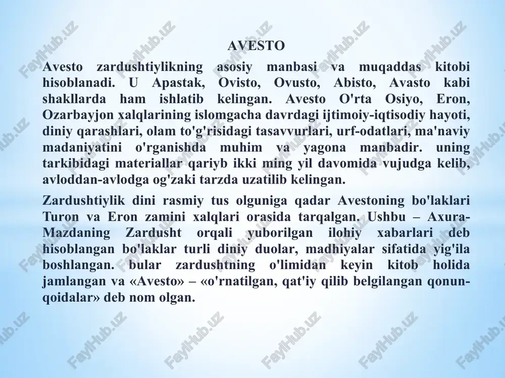 “trigonometrik jadvallar” kabi asarlar muallifidir asosiy ilmiy kashfiyotlari: er meridianini uzunligini aniqlagan er xaritasini tuzgan arifmetikaga asos solgan algebrani mustaqil fan sifatida shakllantirgan 783 - 850 y.y. axmad al-farg'oniy 797 – 865 y.y. buyuk astronom, matematik va geograf. evropada alfraganus nomi bilan mashhur. 11 ta ilmiy asar muallifi. asosiy asarlari: “samoviy harakatlar va umumiy ilmi nujum kitobi”, “astranomiya asoslari xaqida kitob”, “asturlob yasash xaqida kitob”, “al-farg'oniy jadvallari”, “quyosh soatini yasash xaqida” ilmiy kashfiyotlari: er shari meridianini katta kengligini tavsiflaydi erni shar shaklida ekanligini isbotlaydi nilometrni ixtiro qiladi 1998 yilda o'zbekiston respublikasi prezidentining farmoni bilan allomaning 1200 yillik tavallud sanasi nishonlandi bag'dod va damashq rasadxonalarining qurilishida ishtirok etgan farg'ona shahridagi ahmad al-farg'oniy xaykali al-farg'oniyning «nilometr» uskunasi abu nasr forobiy mashhur faylasuf, qomusiy olim. sharq mamlakatlarida “ikkinchi muallim” “sharq arastusi” deb yuritilgan. uning qalamiga 160 dan ziyod asar mansub. ular asosan qadimgi yunon olimlari asarlaridagi tabiiy-ilmiy va falsafiy muammolarni sharxlash hamda bu …