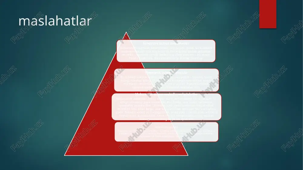 i fikr bildiraman. b) diqqat bilan eshitaman. c) shunchaki jim qolaman. d) juda xafa bo‘laman. 8️⃣ senga qanday dam olish yoqadi? a) faol — sayohat, sport, do‘stlar bilan. b) tinch — musiqa, film, kitob. c) uyda osoyishtalikda. d) yolg‘iz, tinch joyda. 9️⃣ agar biror joyda muammo chiqsa, sen: a) darhol yechim topishga urinaman. b) boshqalar bilan maslahatlashaman. c) vaziyatni tahlil qilib, keyin harakat qilaman. d) qo‘rqaman, nima qilishni bilmay qolaman. 🔟 sening kayfiyating: a) tez o‘zgaradi, lekin ko‘pincha ijobiy. b) barqaror, tinch. c) ko‘proq osoyishta. d) tez-tez tushkun bo‘lib qolaman. javoblar nechta a, b, c, d belgilarini tanlaganingni sanab chiqing. natijalar tahlili: ko‘p “a” —xolerik faol, yetakchilikni yoqtiradigan, tez harakat qiladigan, lekin tez asabiylashuvchi inson. ko‘p “b” — sangvinik ijtimoiy, ochiq, tez moslashadigan, quvnoq va tashabbuskor. ko‘p “c” —flegmatik tinch, barqaror, sabrli, muvozanatli. sekin ishlaydi, lekin sifatli bajaradi. ko‘p “d” — melanxolik hissiyotli, sezgir, ichki dunyosi boy, lekin tez tushkunlikka …