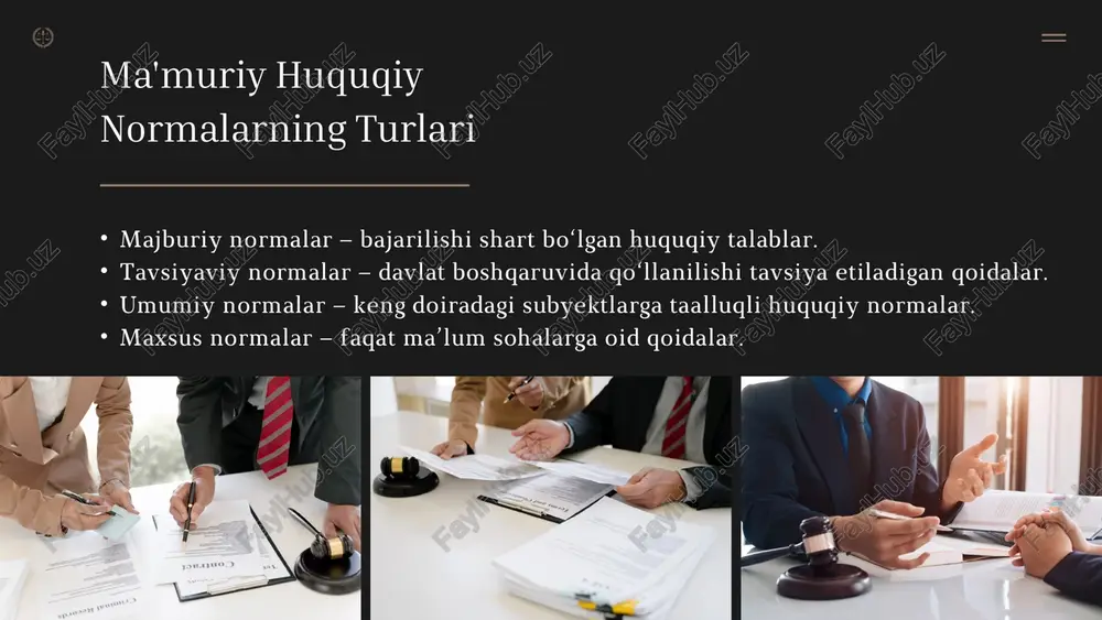 ma'muriy huquqiy normalar - Page 4