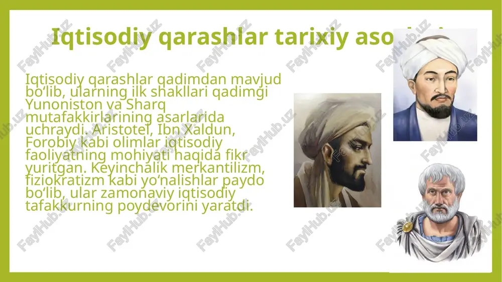 hozirgi zamon iqtisodiy qarashlari evolyutsiyasi - Page 4