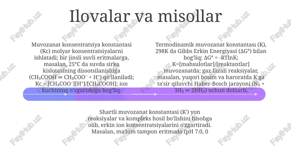termodinamik muvozanat konstantasi (k) - Page 4