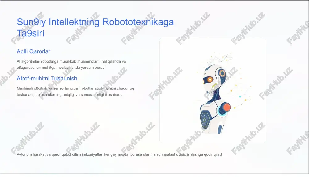 robototexnika va sun'iy intellekt integratsiyasi - Page 4