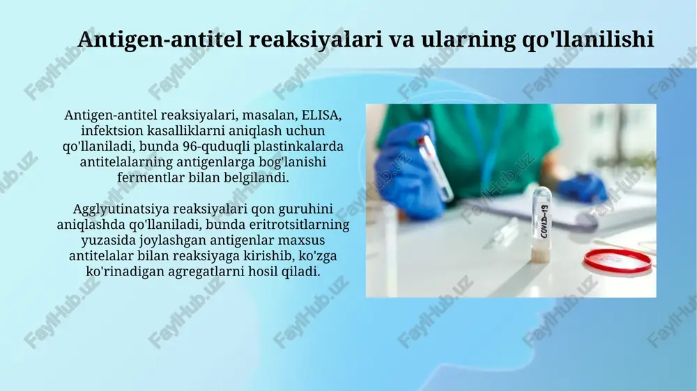 antigen va antitelalar. diagno stik zardoblar hagida tushincha olish usullari - Page 4