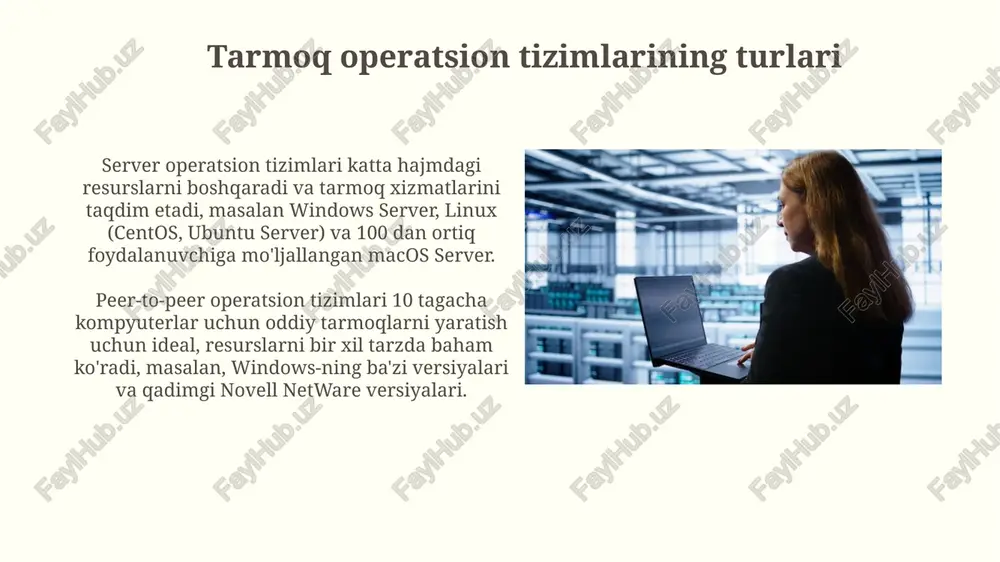 tarmoq operatsion tizmlari bilan ishlash - Page 4