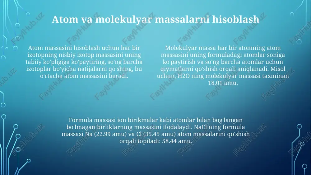 kimyoning asosiy tushunchalariga oid hisoblashlar - Page 4