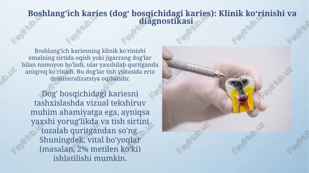 kariesning bosqichlari - Page 4