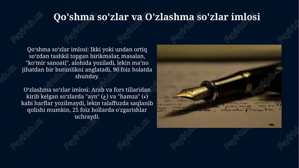 oʻzbektilining asosiy imlo qoidalari - Page 4