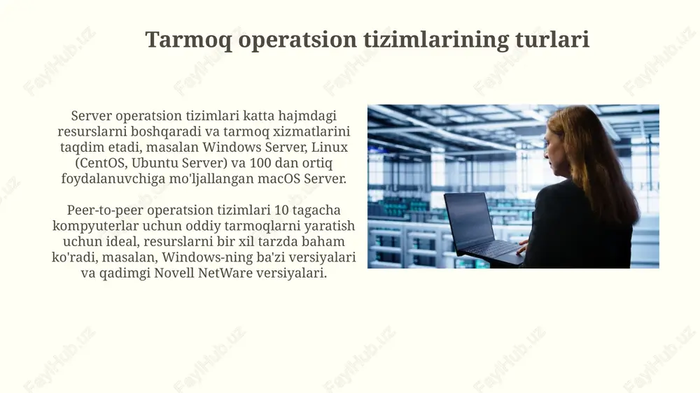 tarmoq operatsion tizmlaribilanishlash - Page 4