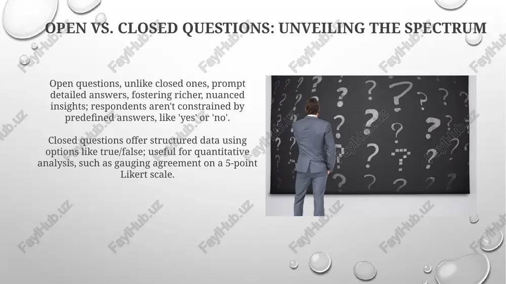 types of questions - Page 4