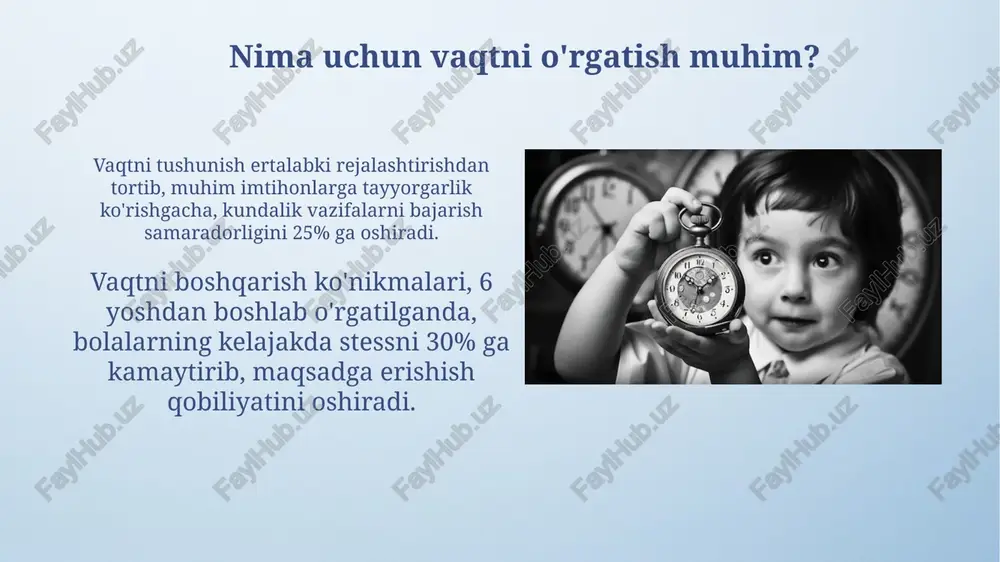 4 asosiy g'oyalarini jamlang, masalan, vaqtning nisbiyligi va bolalarning yoshiga mos usullarni takrorlang. savol-javoblar sessiyasi orqali auditoriyaning tushunchasini baholang, 5-6 ta ochiq savollarni tayyorlang va qiyinchiliklarni bartaraf etishga harakat qiling. e'tiboringiz uchun rahmat image4.png image5.jpg image6.jpg image7.jpg image8.jpg image9.jpg image10.jpg image11.jpg image12.jpg image13.jpg image14.jpg image15.jpg image16.jpg image17.jpg image18.jpg image19.jpg image20.jpg image21.jpg image1.jpeg