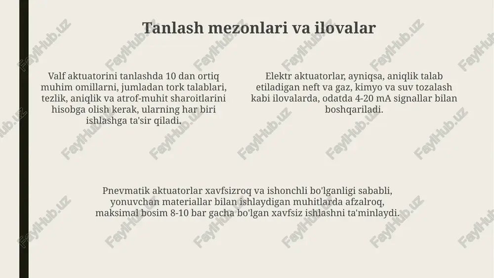 kran aktuatorlarining turlari - Page 4