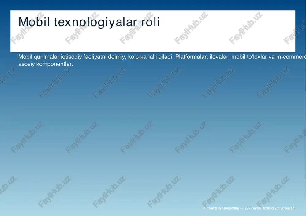 raqamli iqtisodiyotda mobil texnologiyalar - Page 4