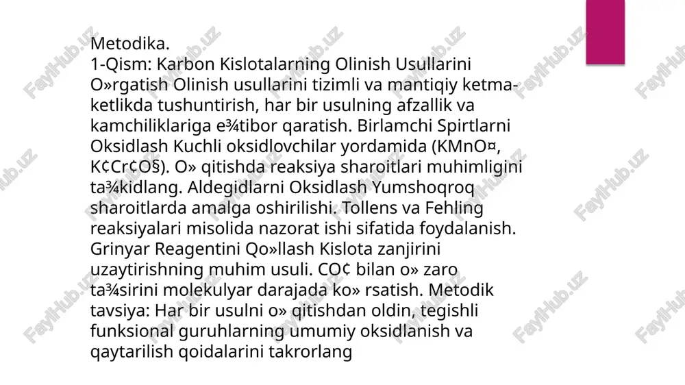 karbonkislotalarning olinishi va xossalari - Page 4