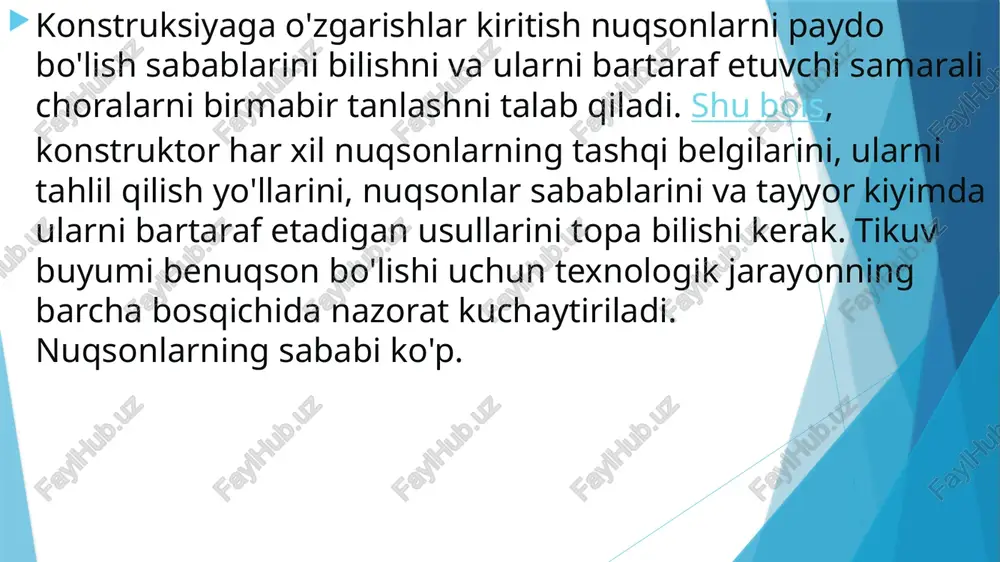 konstruktiv nuqsonlar.modellashdagi texnologik nuqsonlar. - Page 4