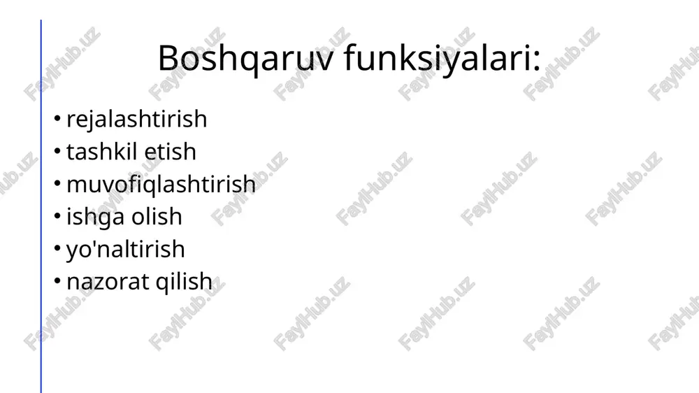 vojlantiradilar. mustaqil o‘rganish va o‘zini rivojlantirish akademik faoliyat talabalar uchun o‘z bilimlarini mustaqil ravishda kengaytirish imkonini beradi. o‘qish va o‘rganish: talabalar o’qish jarayonida yangi bilimlarni o’zlashtirish, turli manbalardan foydalanish va bilimlarni sinchiklab o’rganishni o’rganadilar. o’z-o’zini rivojlantirish: mustaqil o’rganish ko’nikmasi talabalarni doimiy ravishda yangi bilimlarni qidirish va ularni rivojlantirishga undaydi kasbiy kompetensiyalarni shakllantirish sharoitida talaba shaxsini har tomonlama rivojlantirish ta'lim faoliyatida o'zini o'zi tashkil etish ko'nikmalarisiz paydo bo’lishi mumkin emas. shu sababli pedagogikaga "o'z-o'zini tashkil etish" tushunchasi o'zaro bog'liq bo’lgan falsafa, tabiatshunoslik, sinergetika va psixologiya kabi fanlardan kirib kelgan. psixologiyada o'z-o'zini tashkil qilish deganda, ong, intellektual mexanizmlar tomonidan amalga oshiriladigan va iroda tomonidan boshqariladigan barcha mavjud, orttirilgan va orttirilayotgan shaxsiy fazilatlarni birlashtirish qobiliyati tushuniladi. psixologiya fani nuqtai nazaridan, kuchli iroda fazilatiga ega bo'lmagan shaxs o'z faoliyatini o'zi tashkil etishga qodir bo’lmaydi. o'z-o'zini tashkil qilish qobiliyati xulq-atvor motivlarida namoyon bo'ladi va tartibli faoliyatda amalga oshiriladi. o'z-o'zini tashkil etish iroda bilan boshqariladi va …