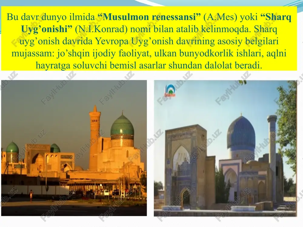 g’aznaga olib ketiladi. 1025-beruniy “geodeziya”ni yozib tugallaydi. 1029-“attafxim” kitobini yozib uni xorazm go’zali rayxonaga bag’ishladi. 1025-1030-beruniy hindistonda bo’ldi. hind xalqining hayoti va madaniyati bilan tanishadi. 1030-beruniy “hindiston” asarini yozib tugalladi. 1031-1037-beruniy o’zining shox asari “qonuni mas’udiy”ni yozib tugalladi. 1037-1048-beruniy ” mineralogiya”, “farmakognoziya” va boshqa asarlani yaratdi. 1048 -g’azna shaxrida ustoz abu rayhon muxammad ibn axmad beruniy dunyodan o’tdi beruniyning ilmiy asarlari „qadimgi xalqlardan qolgan yodgorliklar“ – 1000-yil. “xorazmning mashhur zotlari” – 1017-yil „geodeziya“ – 1025-yil „hindiston“ – 1030-yil, “qonuni ma`sudiy” – 1037-yil mineralogiya – 1048-yil, farmakognoziya – 1048-yil “qadimgi xalqlardan qolgan yodgorliklar” asari muhim tarixiy manba abu rayhon beruniyning birinchi yirik asari “qadimgi xalqlardan qolgan yodgorliklar” kitobidir. asarning arabcha nomi “al-osor al-boqiya an ul-qurun al-holiya” bo’lib, evropada “xronologiya”, o’zbek sharqshunos­li­gida “osorul al-boqiya” nomlari bilan mashhurdir. beruniy bu kito­bini jurjonda muhojirlik davrida yoza boshlagan va taxminan 1000- yilda yozib tamomlagan. bu vaqtda olim endi 27 yoshga kirgan edi. “osor al-boqiya” unga …