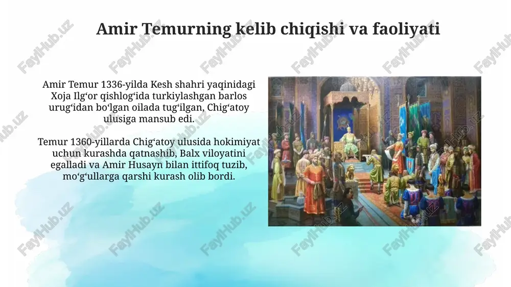 amir temur davlatining shakllanishi va yuksalishi - Page 4