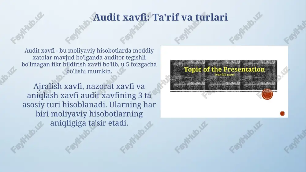moddiylik tushunchasi va auditorlik riski - Page 4