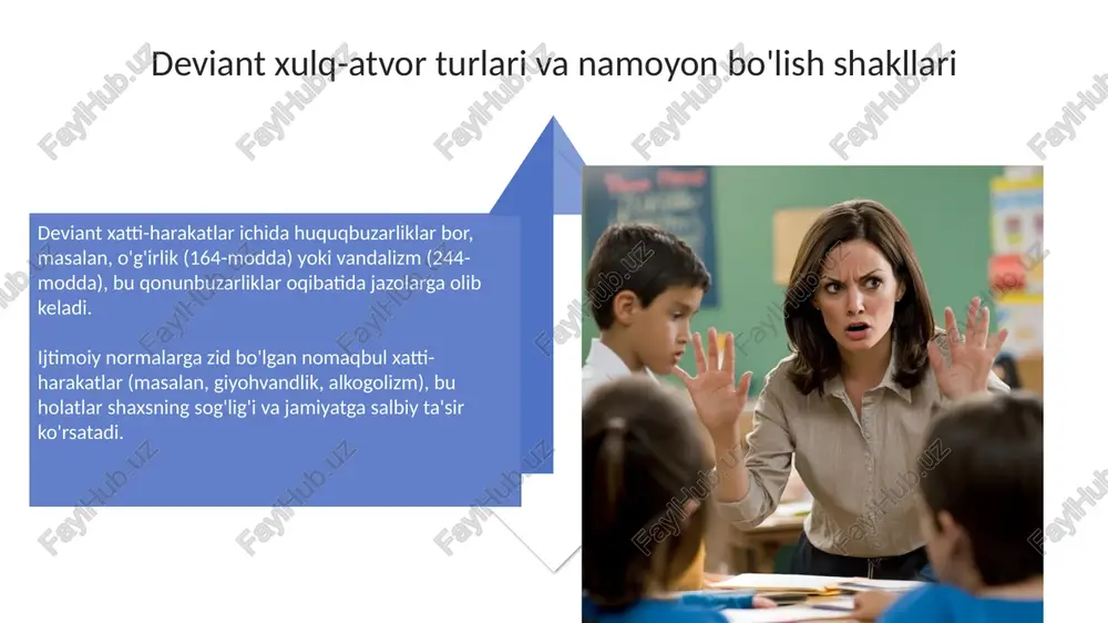 deviant xulq–uning turlari, sabablar va ijtimoiy pedagogning roli - Page 4