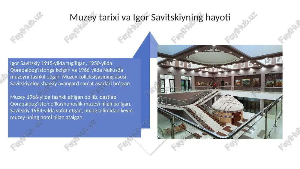 i.v. savitski nomidagi nukus davlat san'at muzeyiga virtual sayohat - Page 4